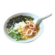 赤いかラーメン